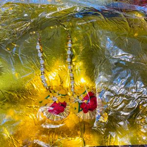 Haldi Jewellery Flower Teeka 12 Pieces