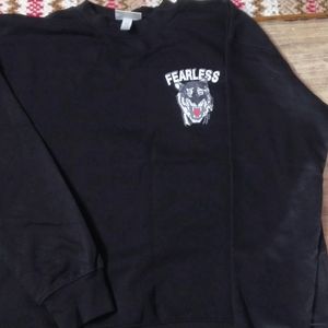 H& M sweatshirt Fearless