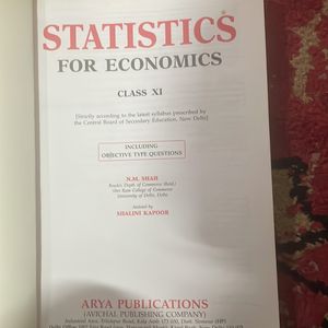 statistics for economics