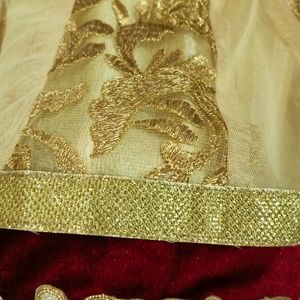 Lehenga With Dupatta Without Choli