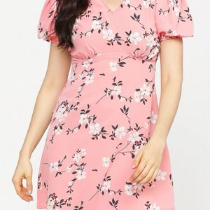 Tokyo Talkies floral skater pink dress