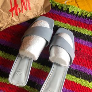 H&M Grey Sandal/mules