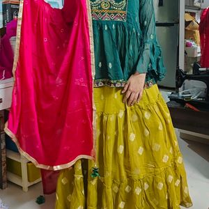 Lehenga Choli For Haldi Mehendi