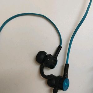 Beautiful Blue Black Headphones