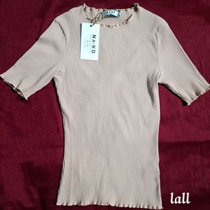 Brand New Self Striped Top