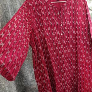 Be Indi Red Kurta