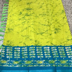 New Soft Cotton Saree For Grabs