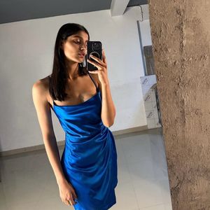 Electric Blue Party Dress