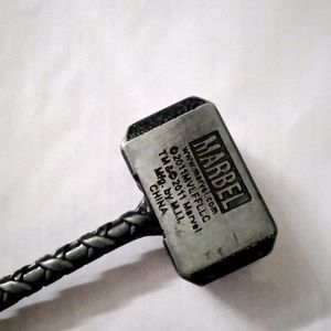 A Metal Black Thor Stormbreaker Keychain