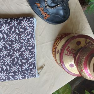 Flower Design  Pouch