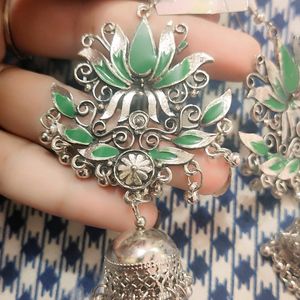 Green Beautiful Jhumki😍👌