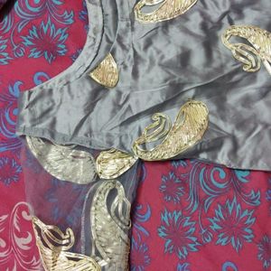 Net Partywear Kurta