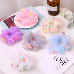 Beautiful  Pom Scrunchies (