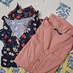 Combo Of 2 Shirt Style Tops