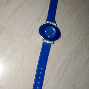 Blue Color Watch + Free Gift