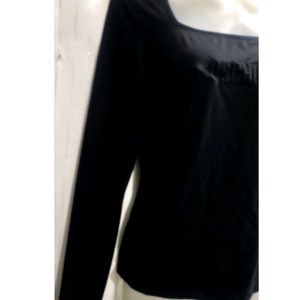 Black Fitted Top From Womens. Length/22