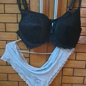 Combo Of  Five  Imported Fabric Bra N Panty