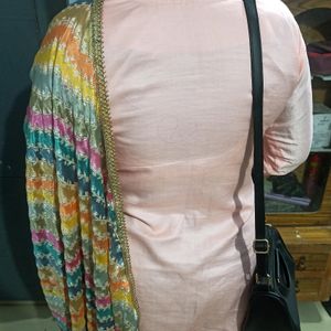 Peach Kurti For Women