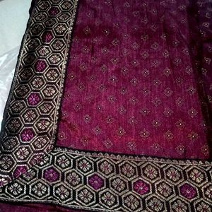 Art silk Saree With Blouse Piece