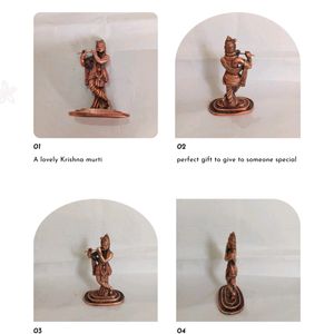 Brass Krishna Murti | Statue