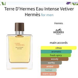 Terre D'hermes Eau Intense Vetiver 100ml 🍊