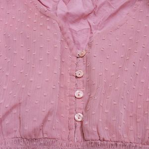 Pink Georgette Top....