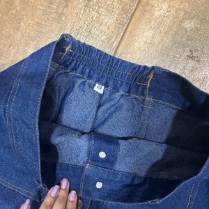 High Waist Denim Skirt