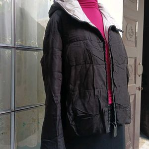 Black Puffed Jacket (weiran)