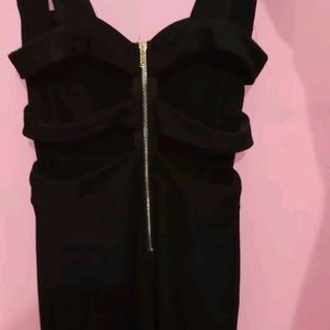 (WEI👑MEI)Black Short Stylish Mini Dress 🖤💟
