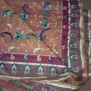 Tissue Havvy Work Saree