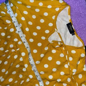 Yellow Polka Dots Top 💛