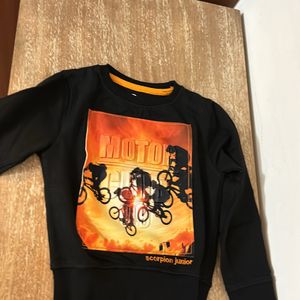 Black Sweatshirt For Kids