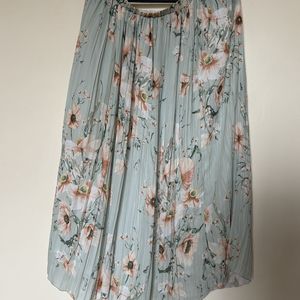 Floral Pleated Skirt from H&M