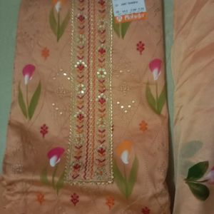 Unstitched Kurta Set