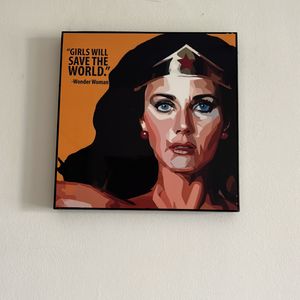 Wonder Woman DC Square Pop Art Wall Hanging