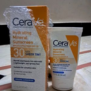 CeraVe Hydrating Mineral Sunscreen SPF 30