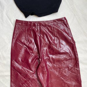 H&M Leather Pants