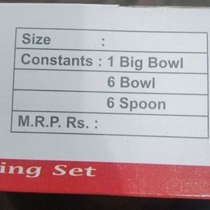 Melamine Pudding Set