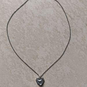 Silver Heart Neckless