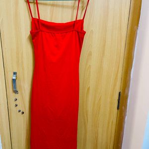 Urbanic Red Midi Bodycon