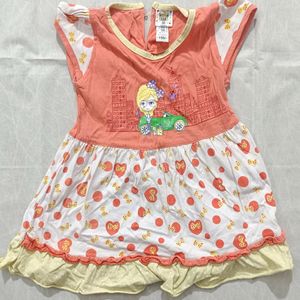 Baby Girl Pink Wear Floral Frock