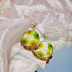 Floral RESIN jhumka