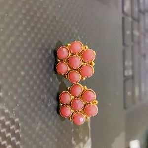 Peach Color Stone Era Stud