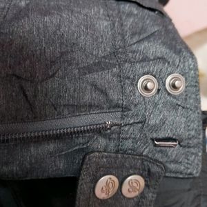 Charcoal Branded Cargo Korean Hip Hop Style