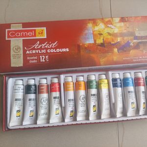 Camel Artist Acrylic Colors(12 Shades)