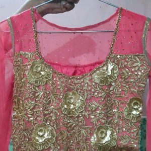 Double Layer Anarkali Suit