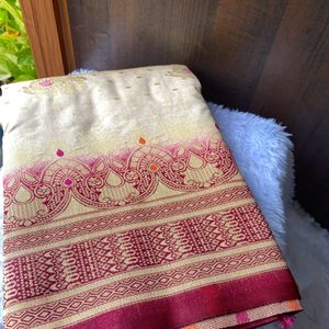 Brand New Banarasi Katan Silk Saree