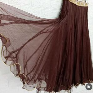 Brown Lehenga Choli Set