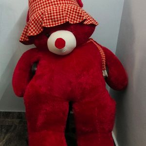 Red big teddy bear