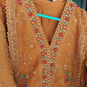 Sadabahar Organza Suit Pakistani